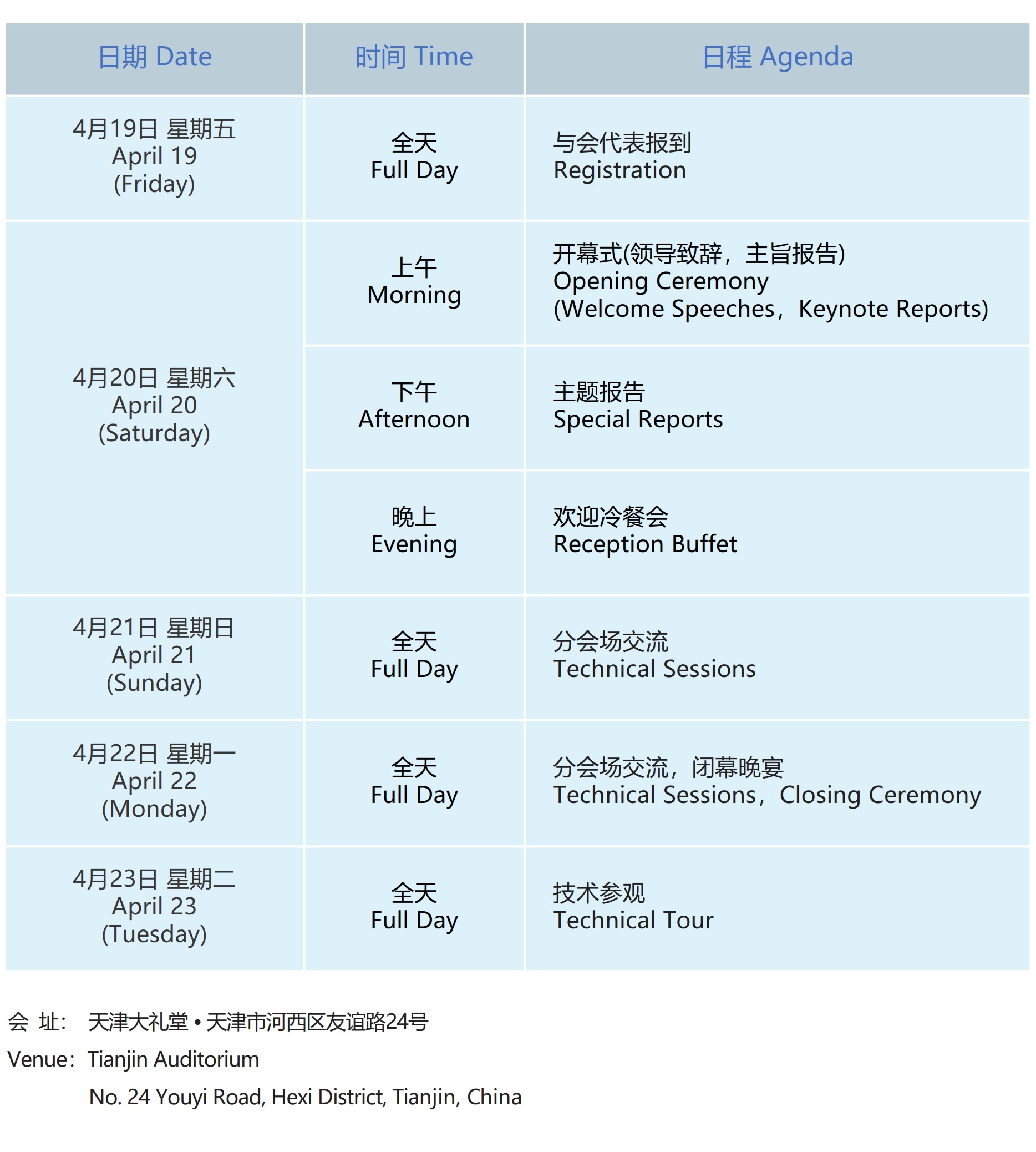 Schedule 2024 World Congress on Internal Combustion Engines